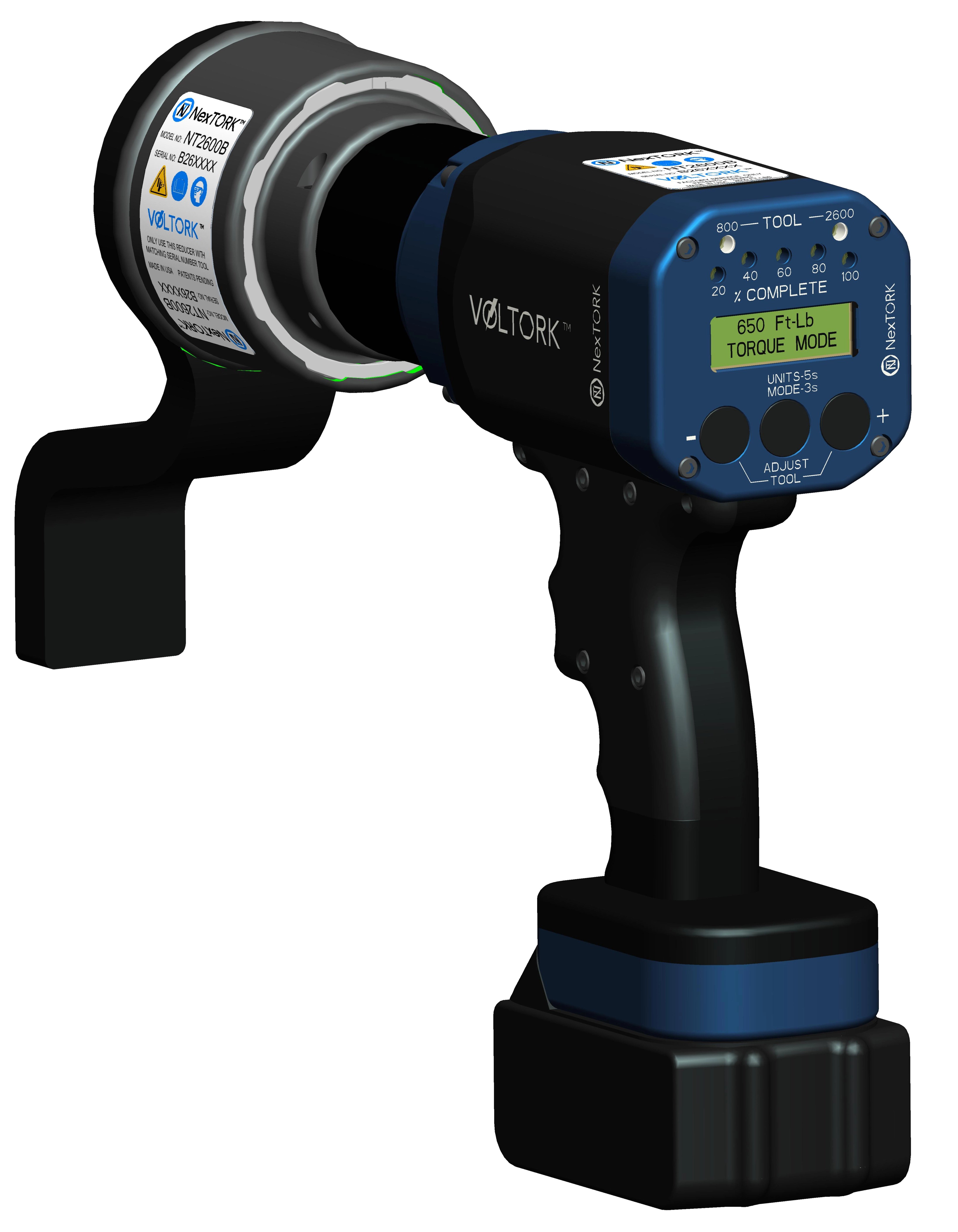 NexTORK NT2600B HMI View