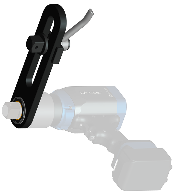 Sliding reaction arm 3/4 inch square drive, 3 to 8.5 inch range